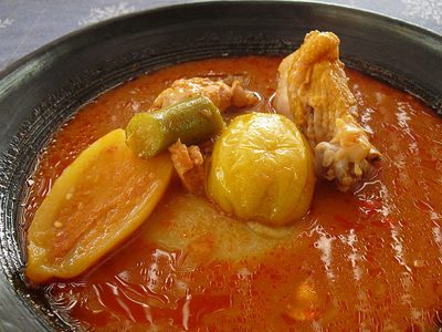 Fufu et soupe claire